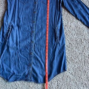 Banana republic button up tunic top Size 8